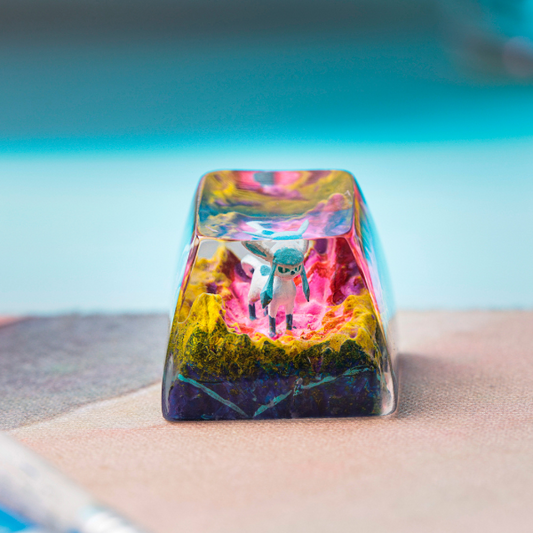 GLACEON POKEMON – ARTISAN KEYCAP