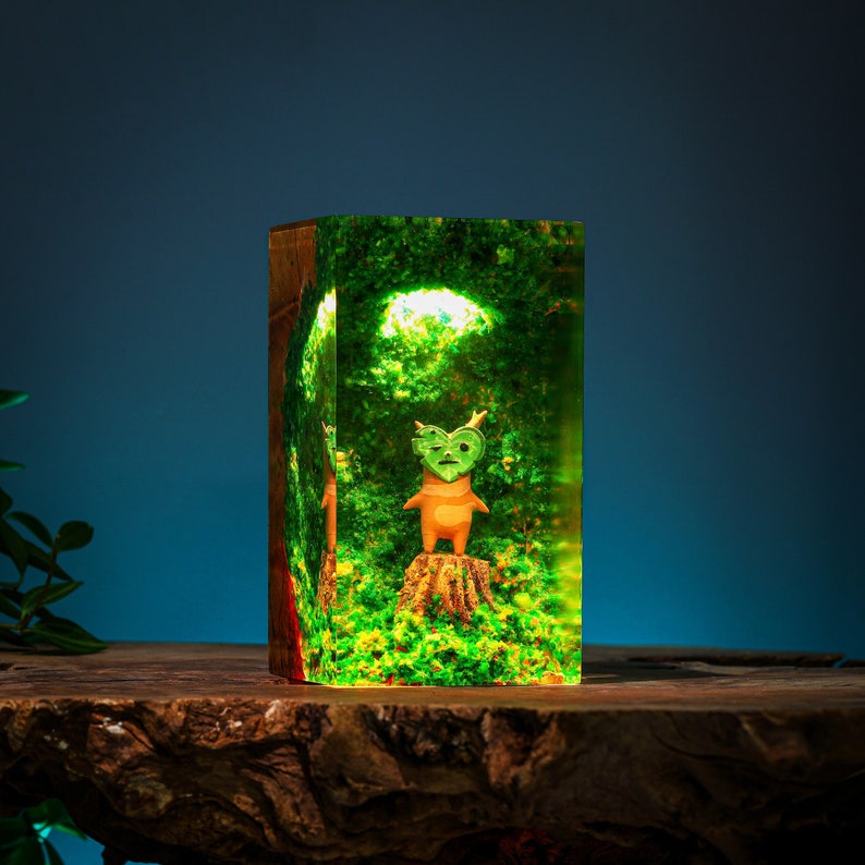 Korok Zelda Epoxy Resin Night Light