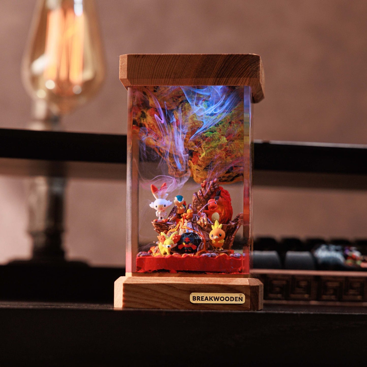 Cute Pokemon World Resin Lamp