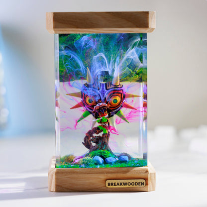 Majora Mask Resin Lamp