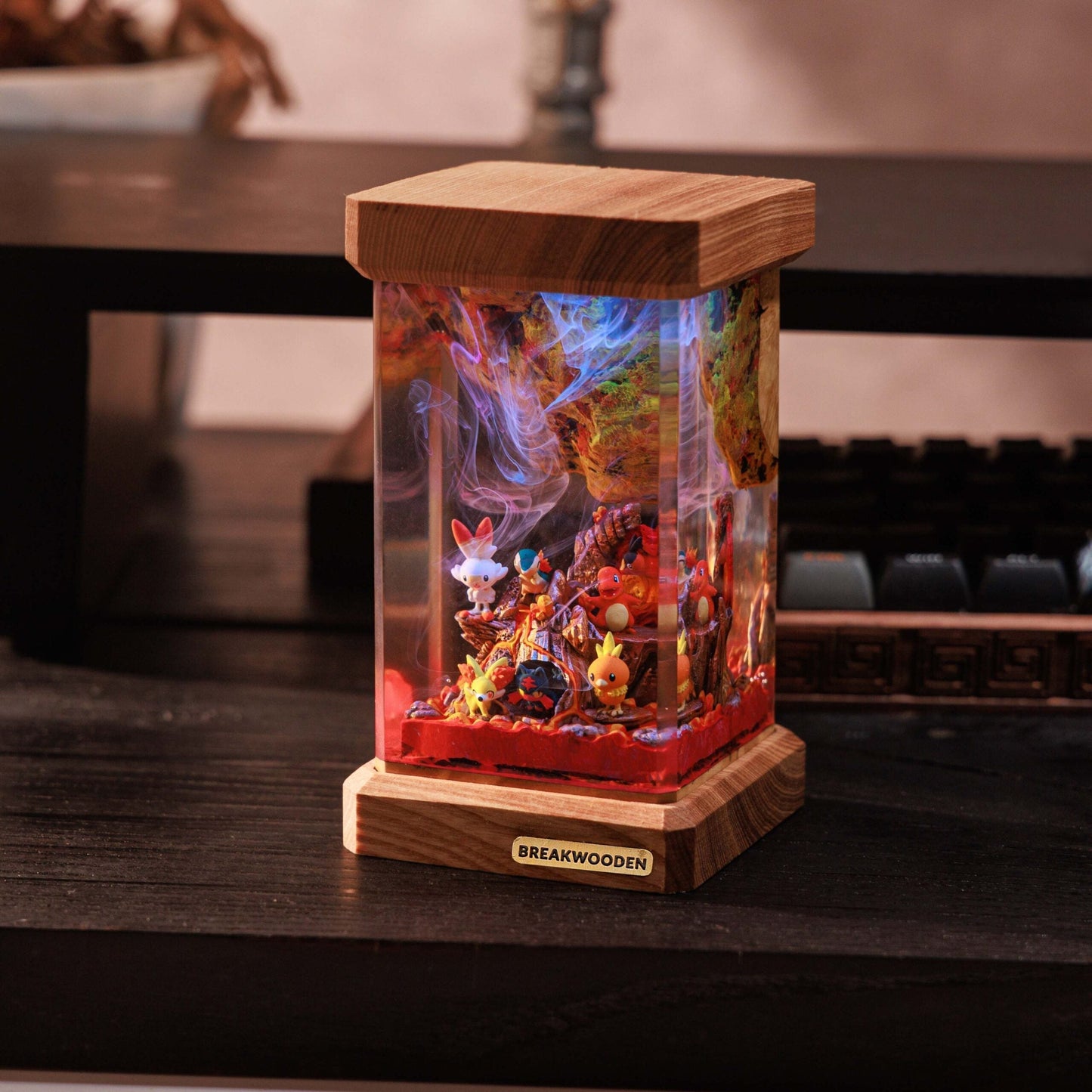 Cute Pokemon World Resin Lamp