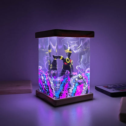 Umbreon Resin Epoxy Lamp, Night Light