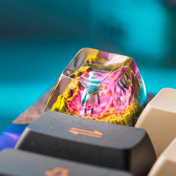 GLACEON POKEMON – ARTISAN KEYCAP