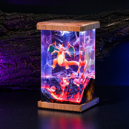 CHARIZAR Pokemon Epoxy Lamp