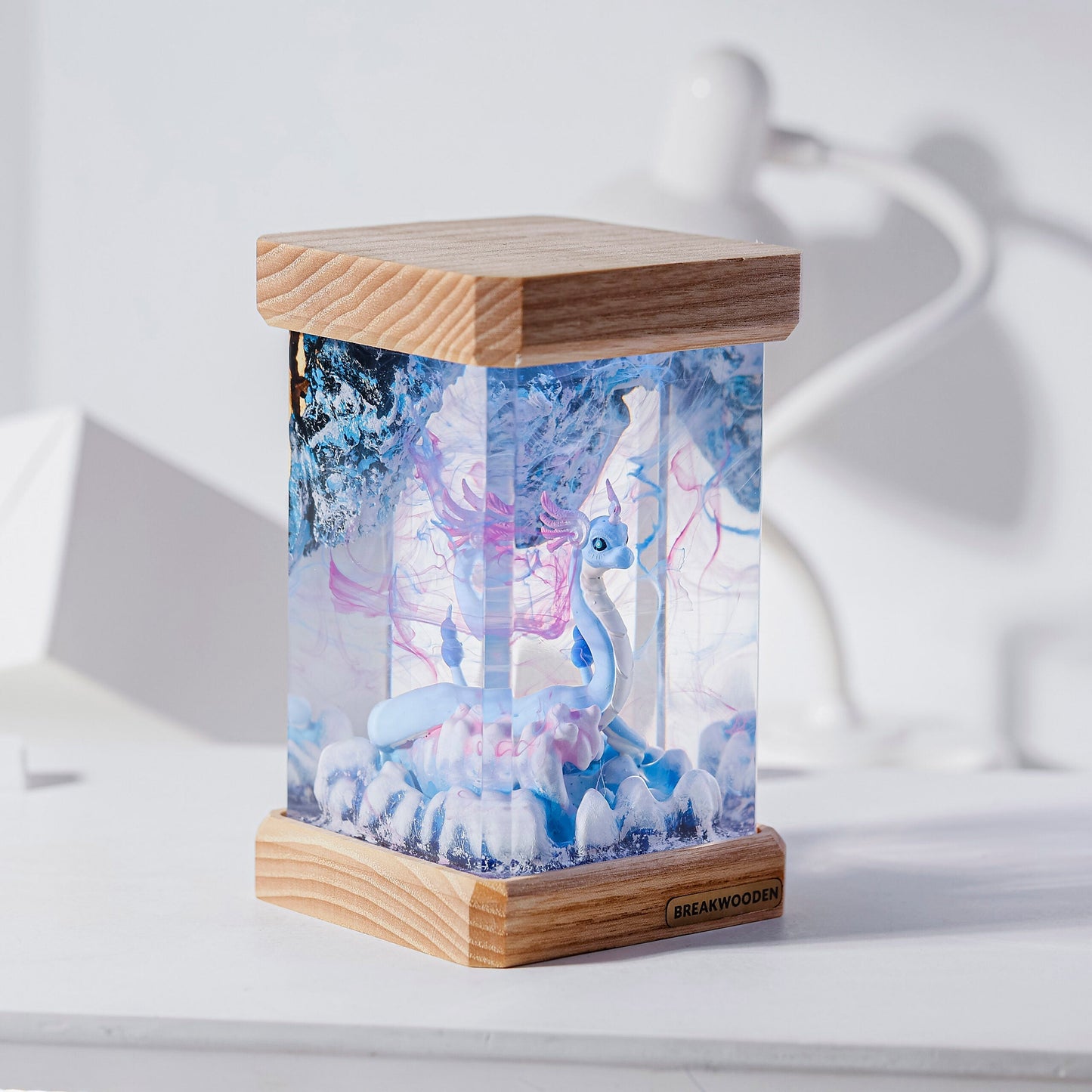 Dragonair Pokemon Resin Lamp