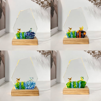 Pokemon Resin Epoxy Lamp, Night Light