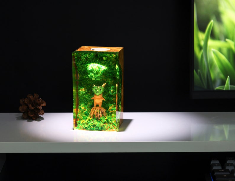 Korok Zelda Epoxy Resin Night Light