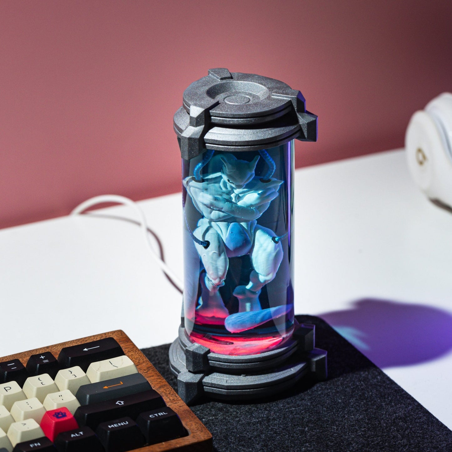 Powerful Mewtwo Resin Lamp