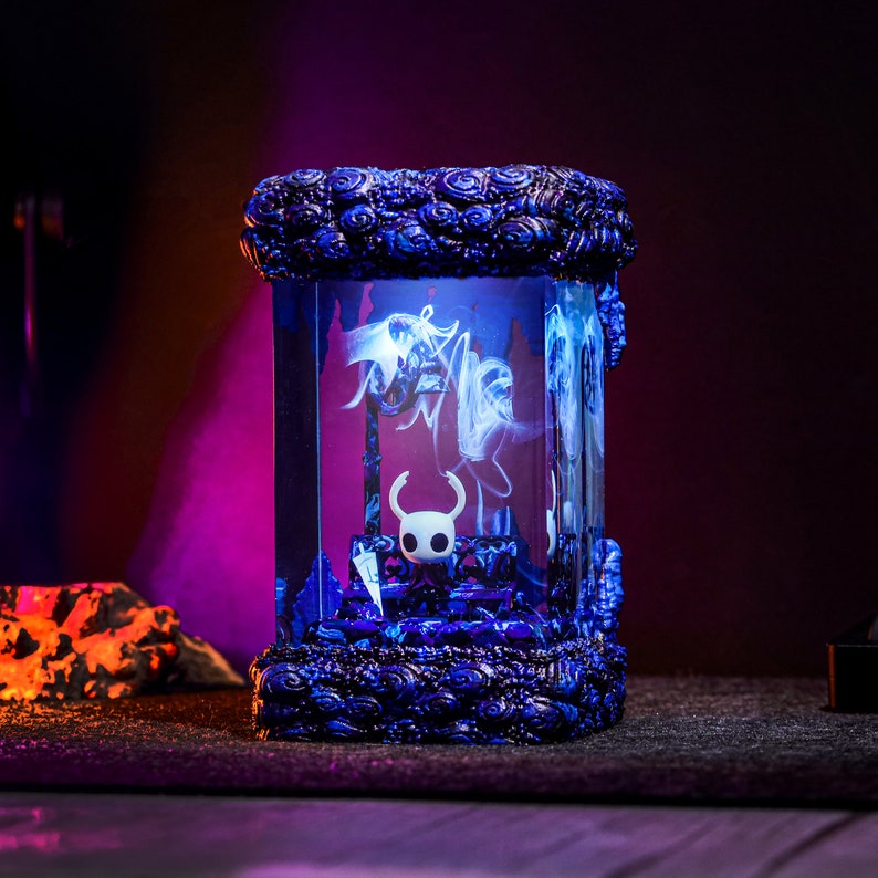 Knight From Hollow Knight Ver 2 Epoxy Lamp