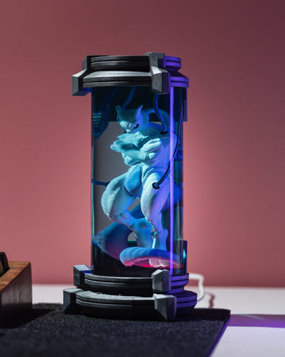 Powerful Mewtwo Resin Lamp