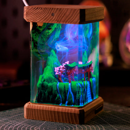 Torri Gate Resin Lamp