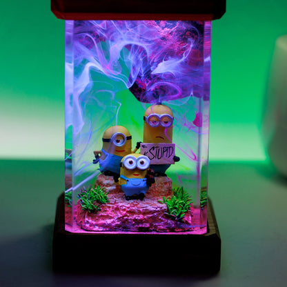 Minions Resin Lamp