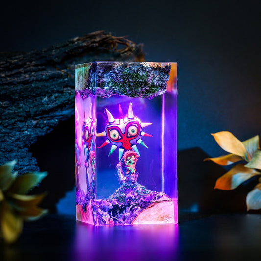 Zelda Majora Mask Resin Lamp