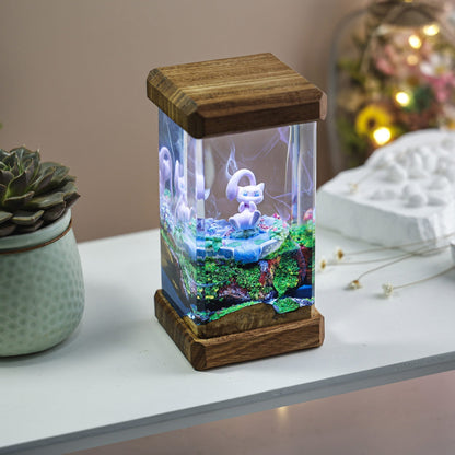 Mew Pokemon Resin Lamp