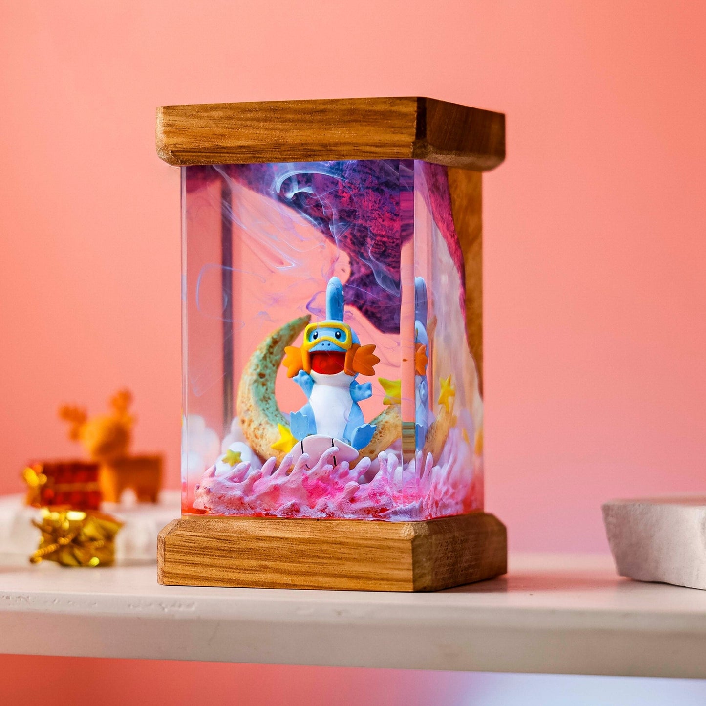 Mudpik Pokemon Resin Diorama Lamp