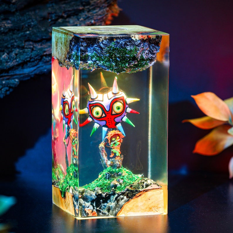 Zelda Majora Mask Resin Lamp