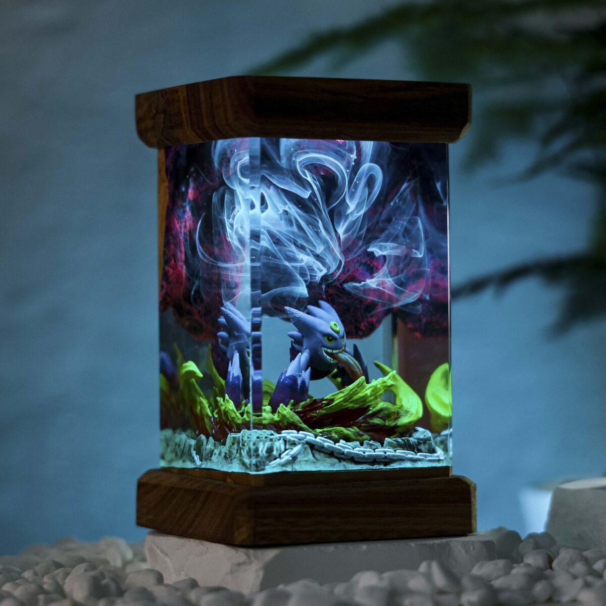 Gengar Pokemon Resin Diorama Lamp