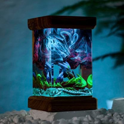 Gengar Pokemon Resin Diorama Lamp