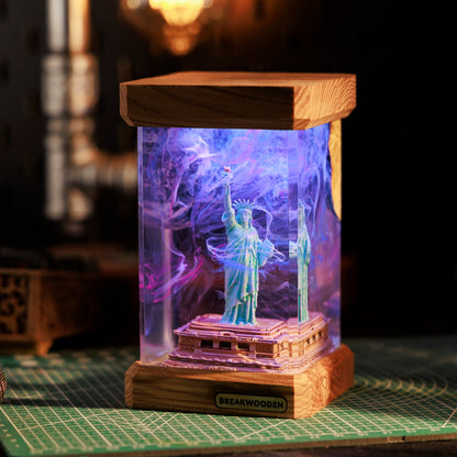 Statue Resin Lamp