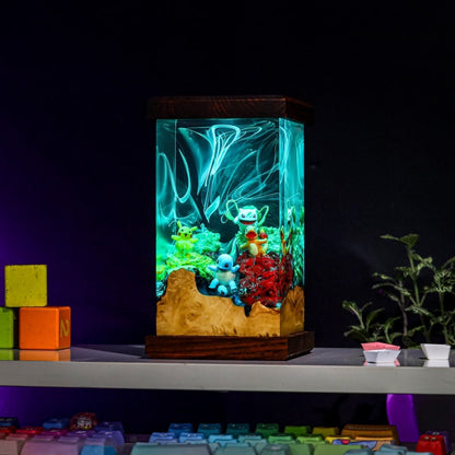 Pokemon Starter World Resin Lamp