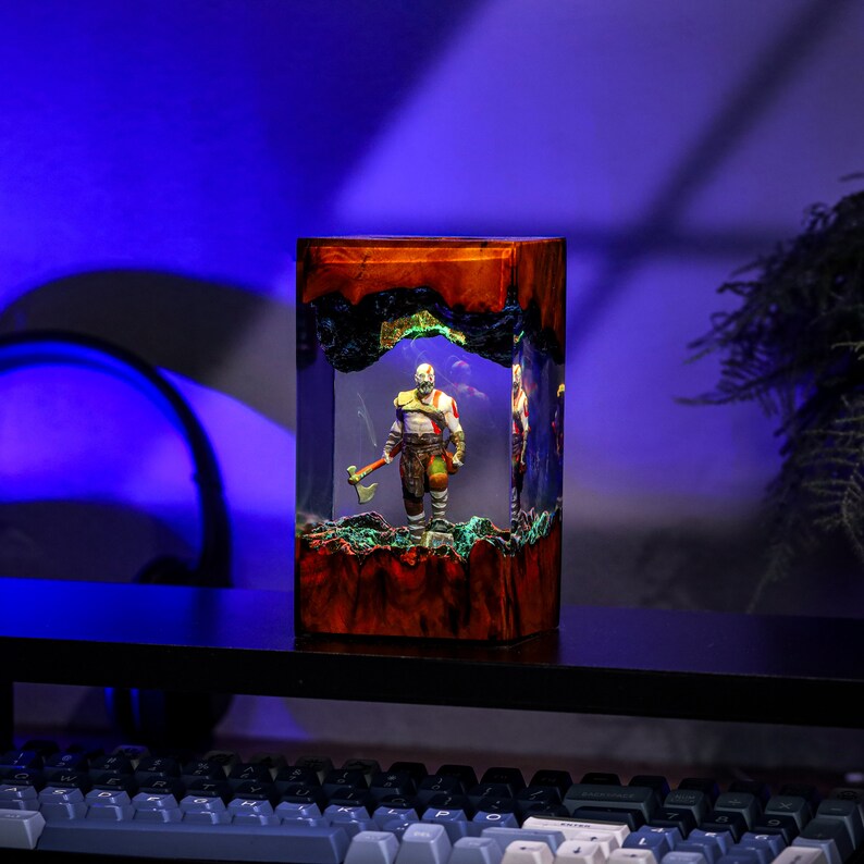 Kratos God of War Night Light