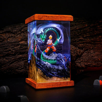 Goku & Vegeta Dragon Ball Anime Epoxy Night Light