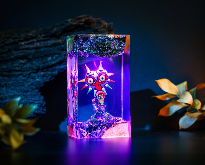 Zelda Majora Mask Resin Lamp