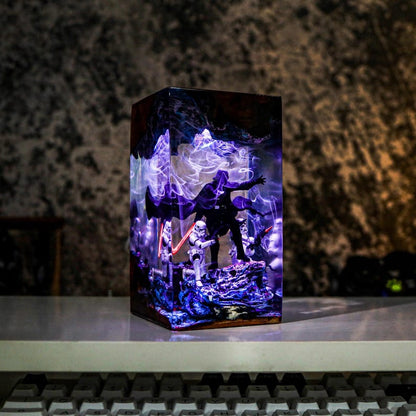 Darth Vader Diorama Resin Epoxy Lamp