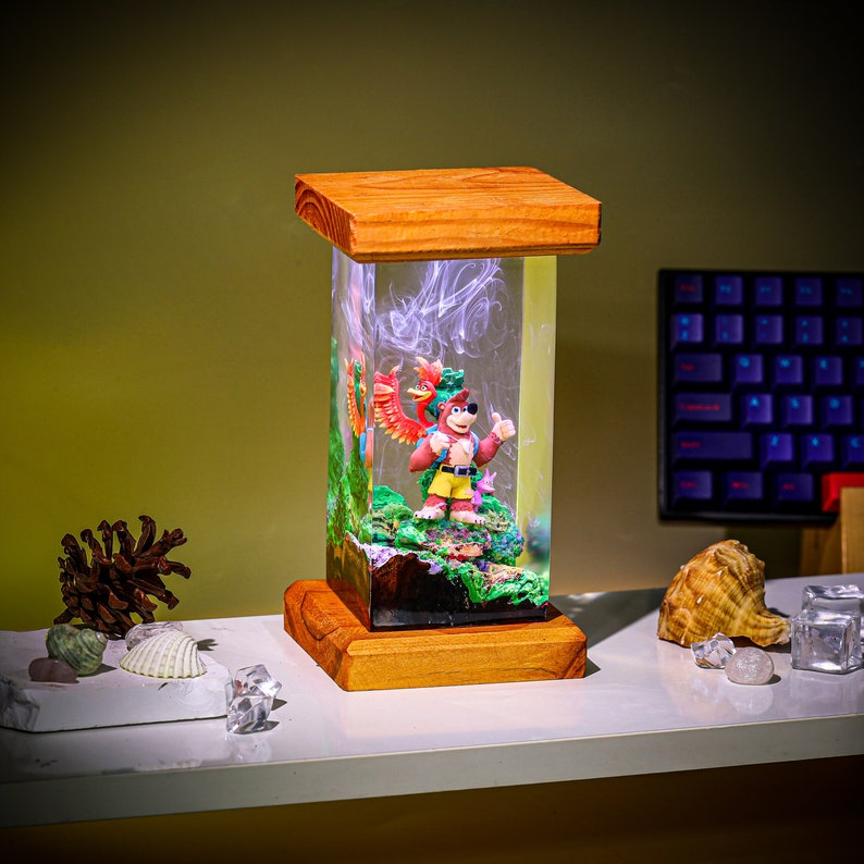 Banjo-Kazooie Pokemon Epoxy Lamp