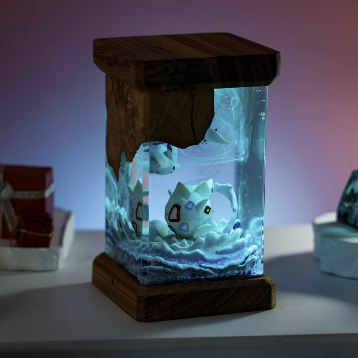 Togepi Pokemon Resin Diorama Lamp