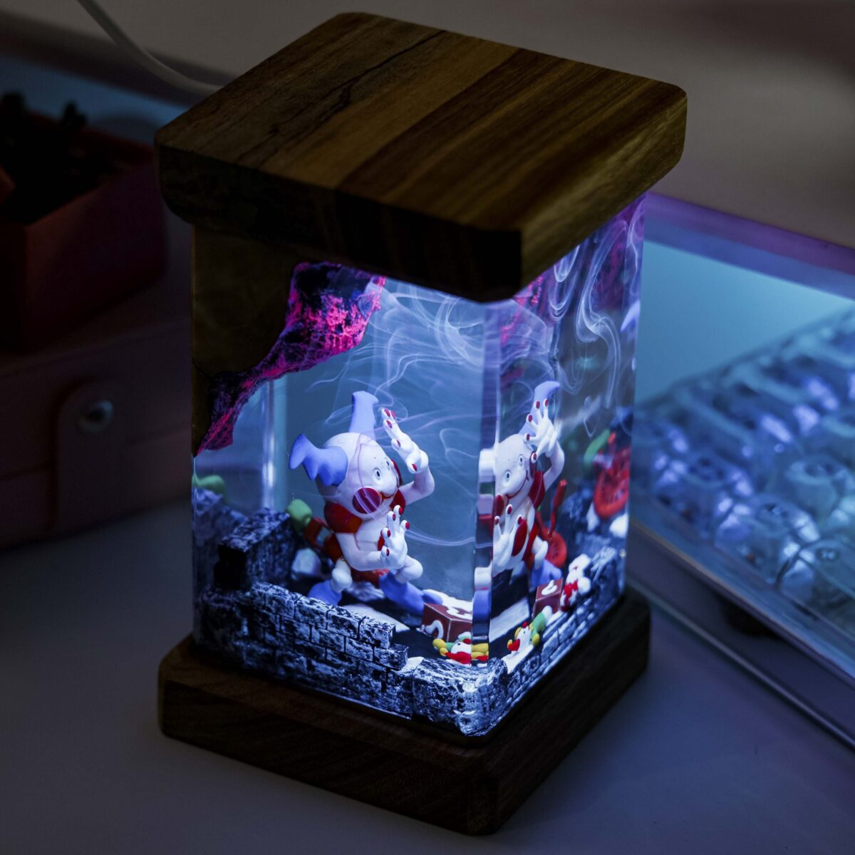 Mr Mine Pokemon Resin Diorama Lamp