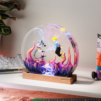 Trunks x Fireza Resin Lamp