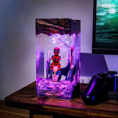 Wolverine Deadpool Funny Night Light Lamp