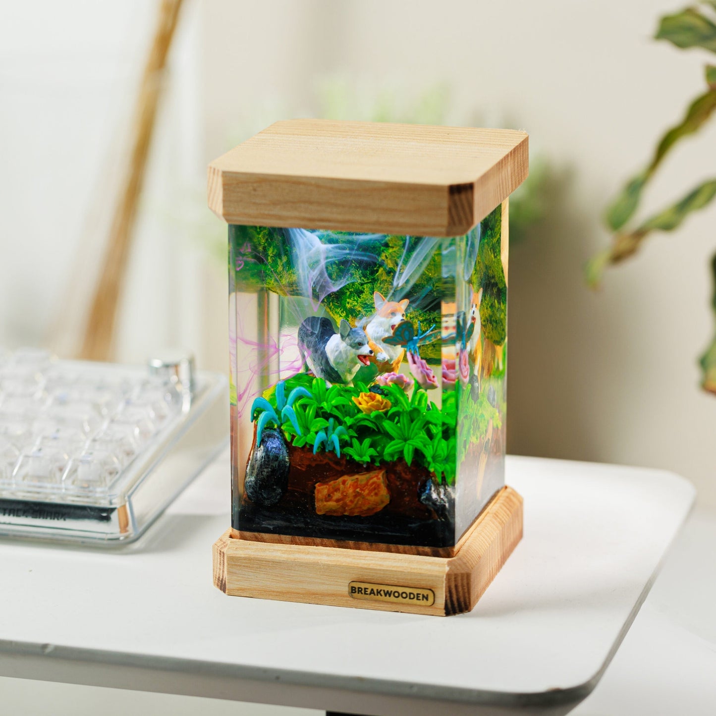 Corgi Pet Resin Lamp