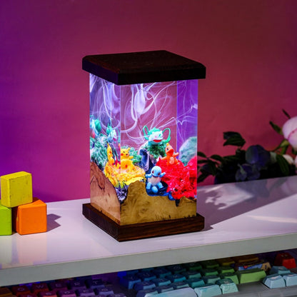 Pokemon Starter World Resin Lamp