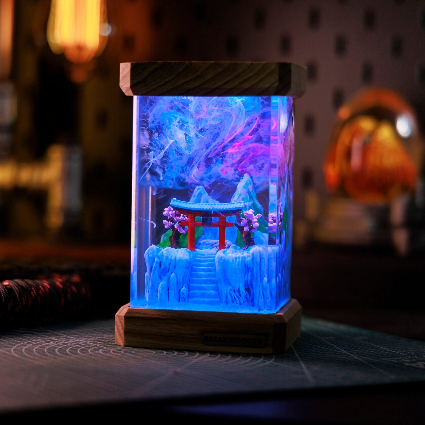 Frozen Torri Gate Resin Lamp