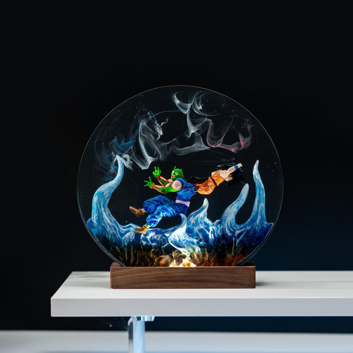 Goku x Picolo Anime Resin Lamp