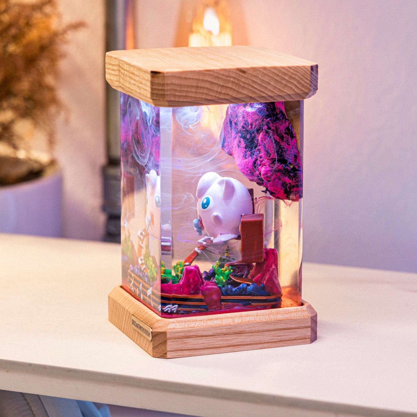 Cute Pokemon World Resin Lamp