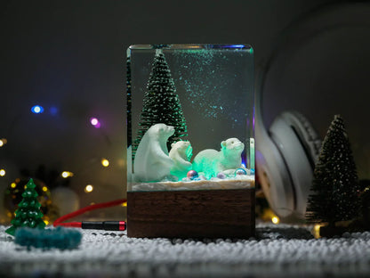 Polar Bear Christmas Lamps