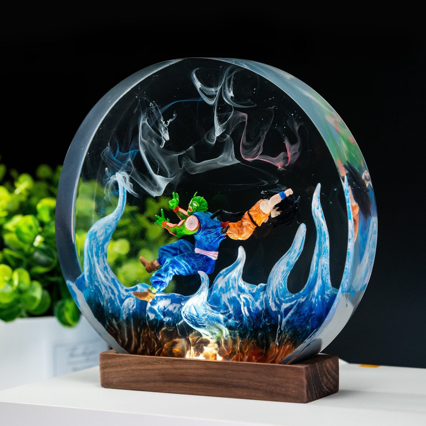 Goku x Picolo Anime Resin Lamp