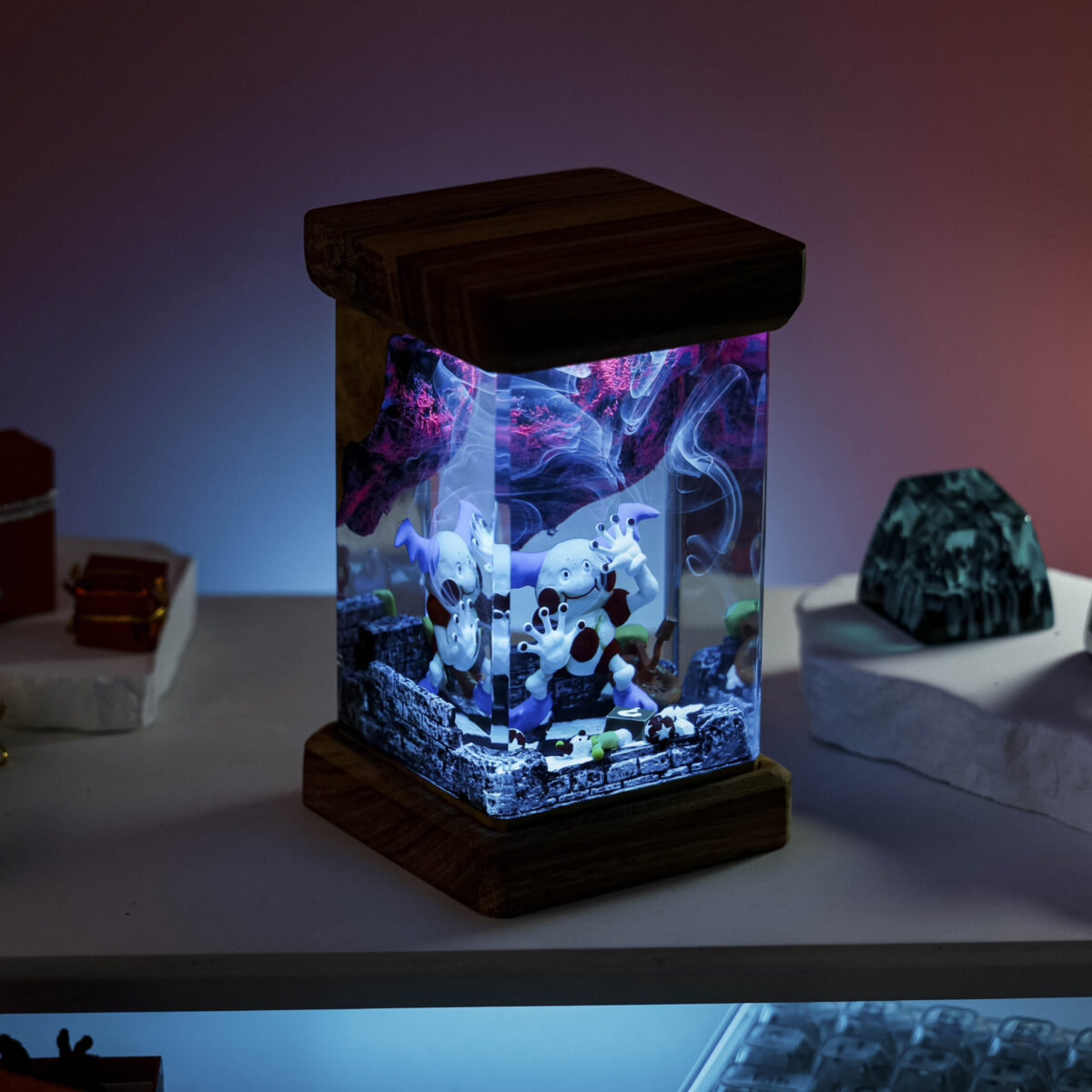 Mr Mine Pokemon Resin Diorama Lamp