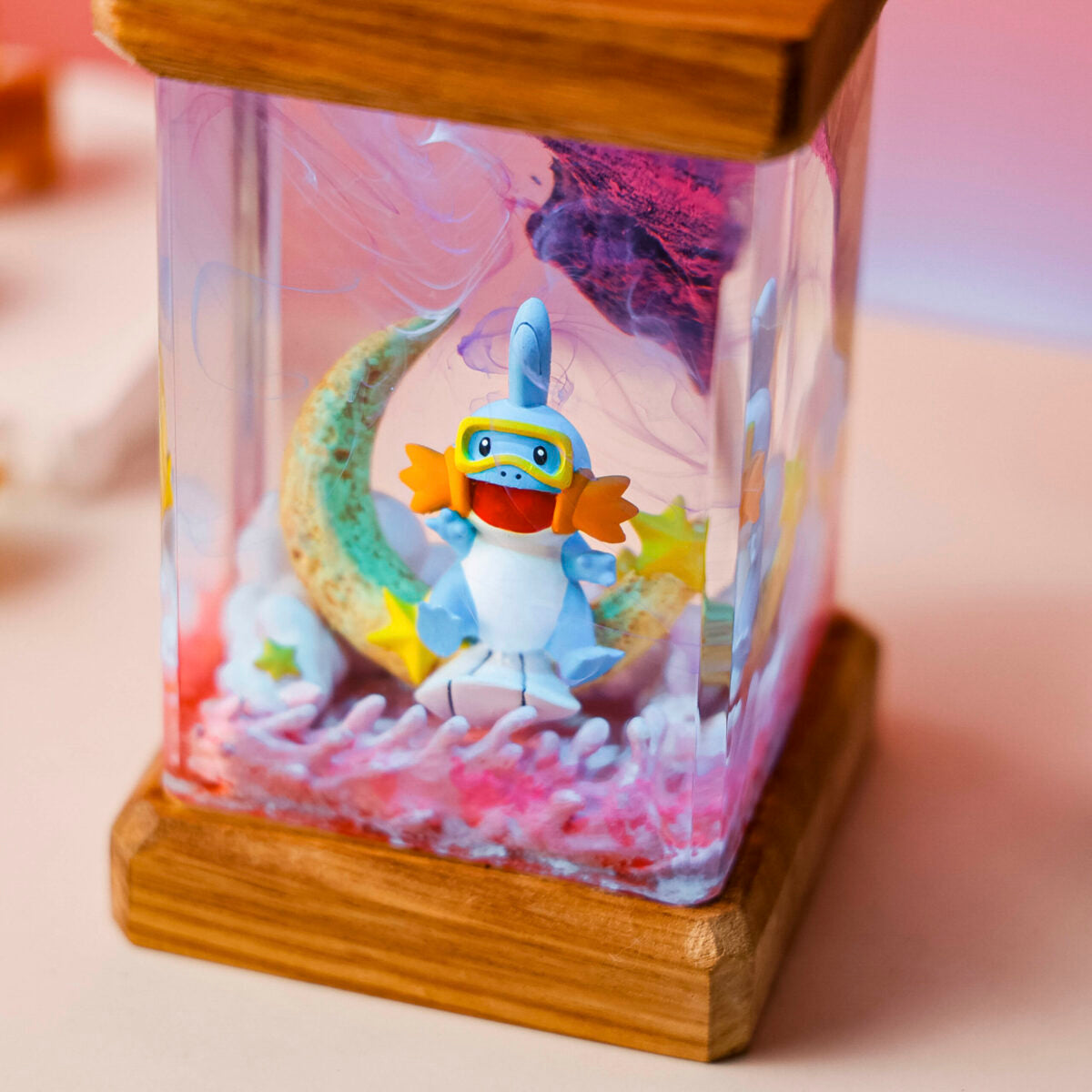 Mudpik Pokemon Resin Diorama Lamp