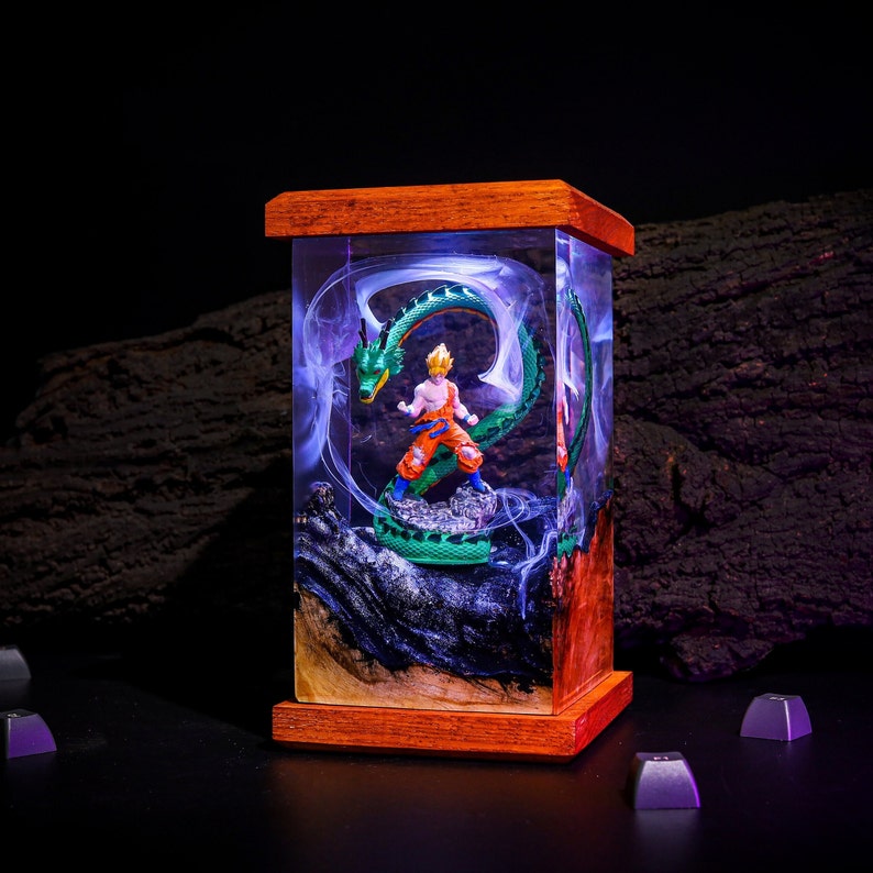 Goku & Vegeta Dragon Ball Anime Epoxy Night Light