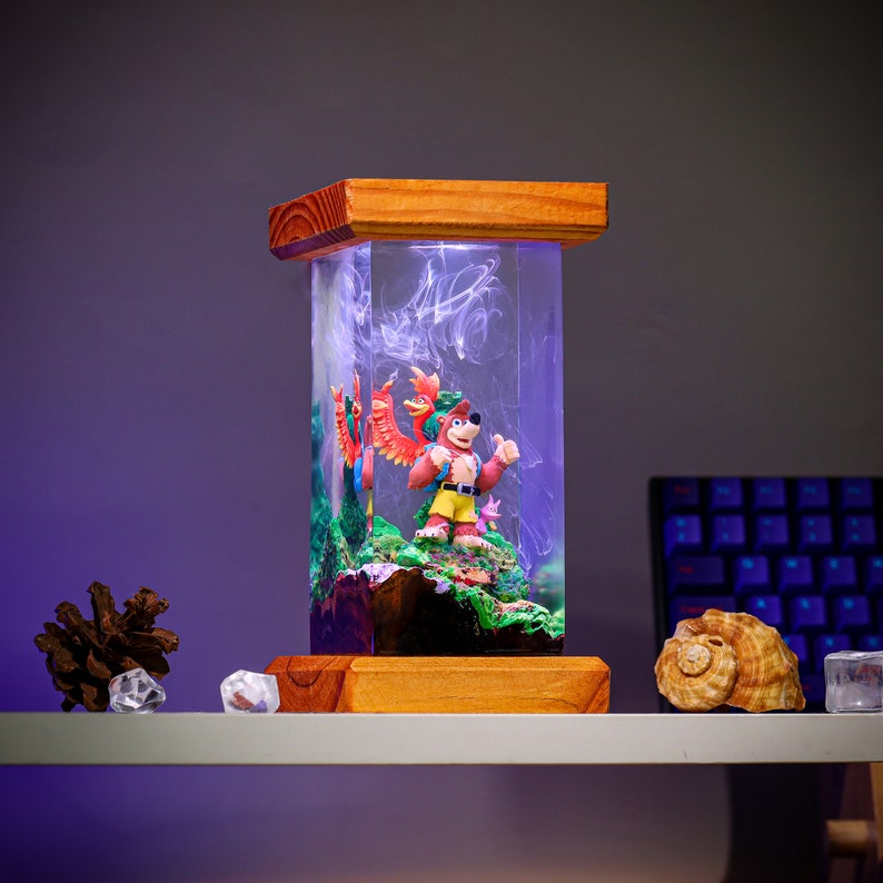 Banjo-Kazooie Pokemon Epoxy Lamp