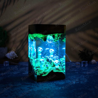 The Forest Epoxy Lamp