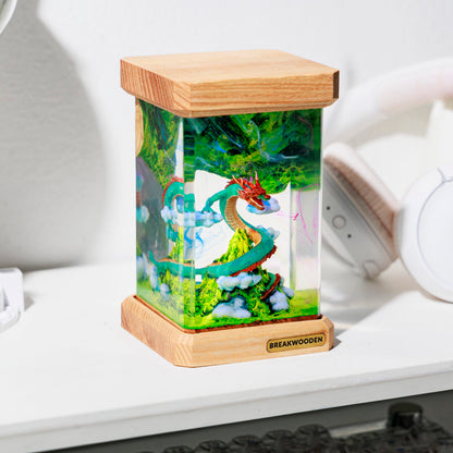 Mythology Dragon Resin Lamp