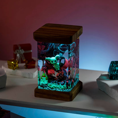 Mimikyu Pokemon Resin Diorama Lamp