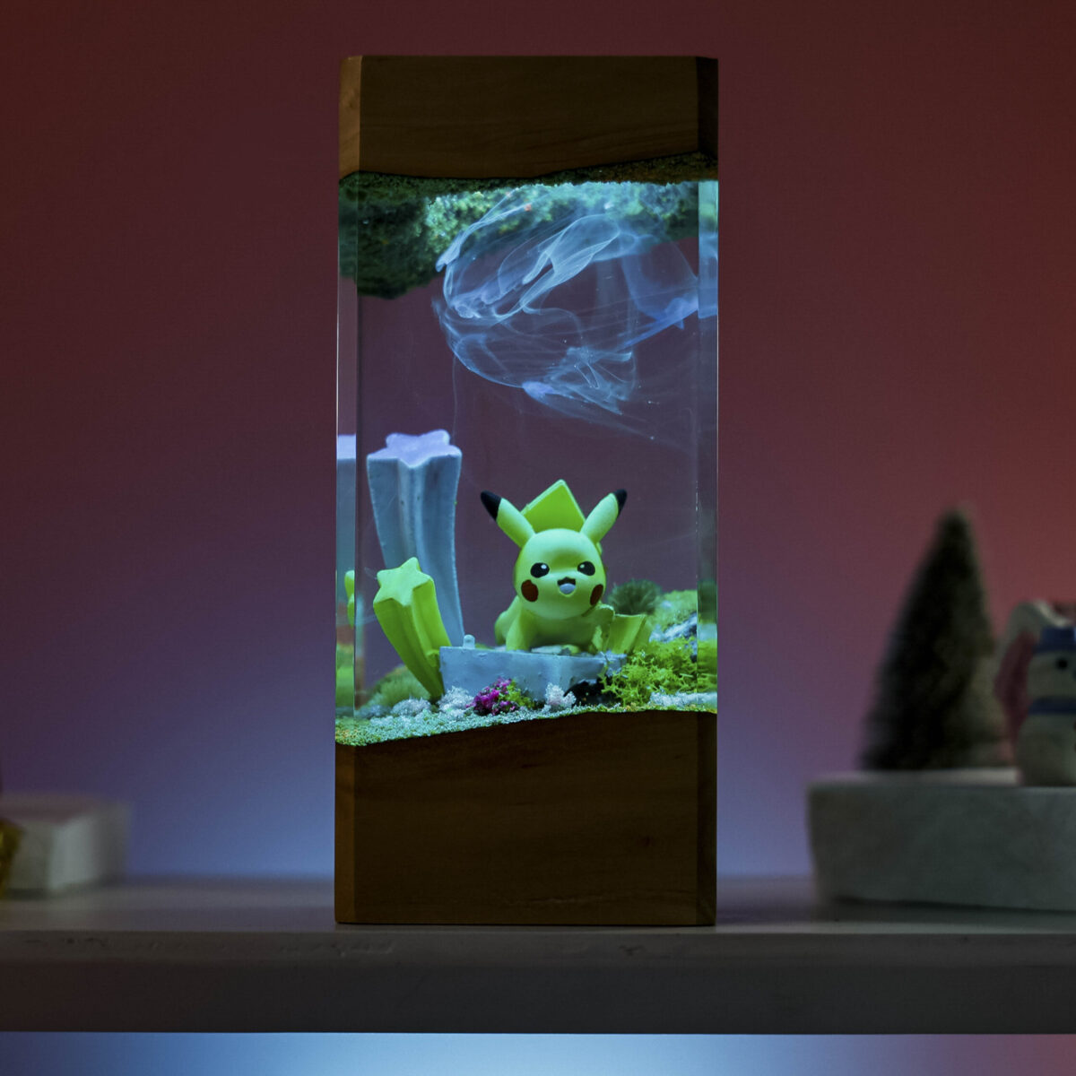 Pikachu Pokemon Resin Diorama Lamp