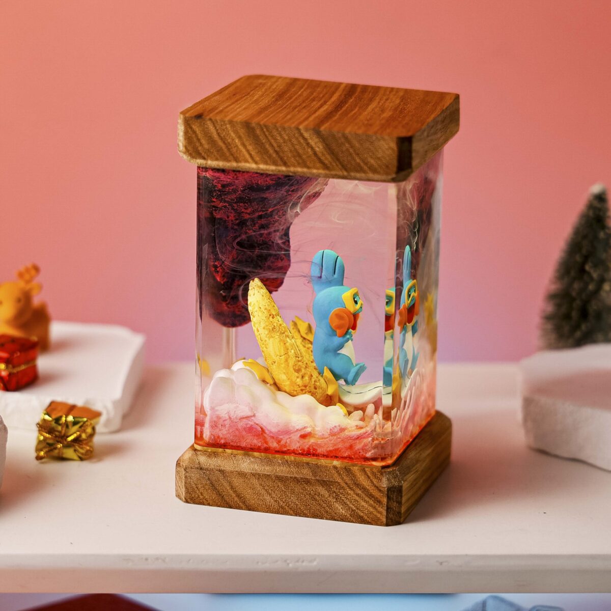 Mudpik Pokemon Resin Diorama Lamp