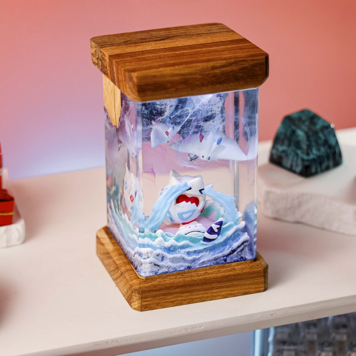 Togepi Pokemon Resin Diorama Lamp